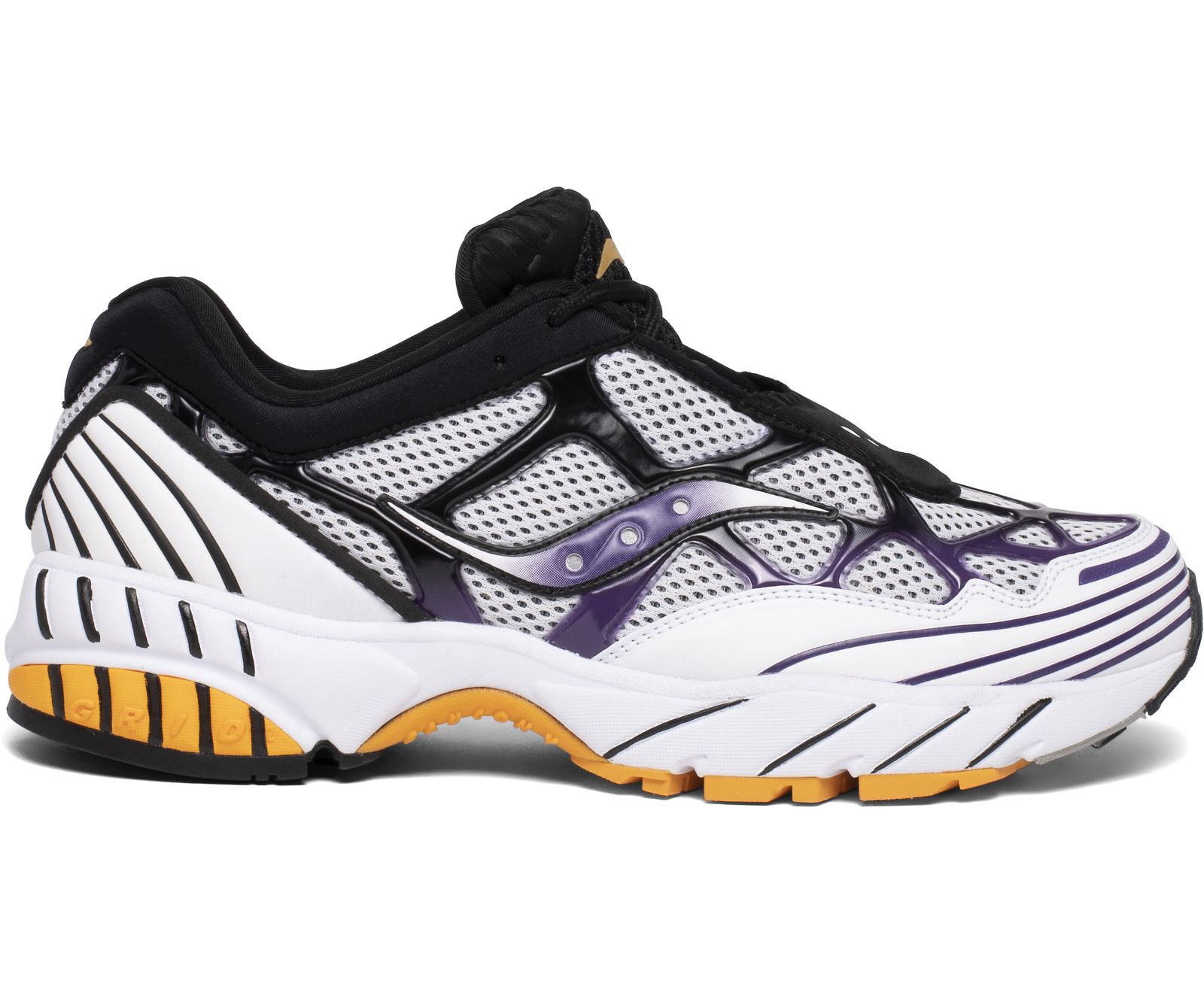 Férfi Saucony Grid Web Originals Fehér Lila Sárga | HU 827JPQ